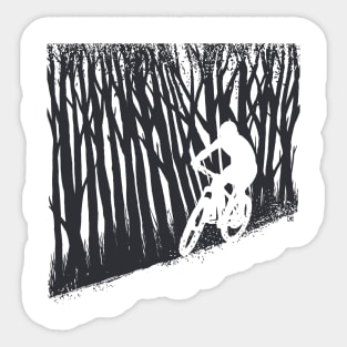 Deep in the trail Sticker